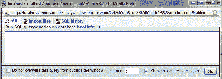 run queries phpmyadmin 2