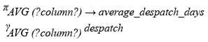 Relational Algebra Expression: SQL AVG() on datetime.