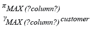 Relational Algebra Expression: SQL MAX() with addition of two columns.