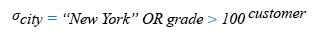 Relational Algebra Expression: Display all information using OR operator with specified conditions.