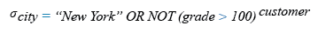 Relational Algebra Expression: Display all information using OR, NOT operator with specified conditions.