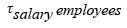 Relational Algebra Expression: List the details of the employees in ascending order on the salary.