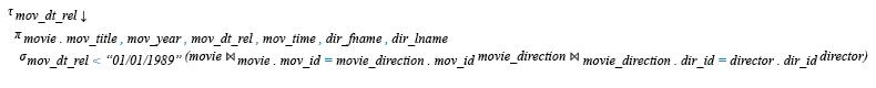 Relational Algebra Expression: Find the actors with all information who played a role in the movie 'Annie Hall'.