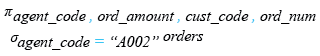 Relational Algebra Expression: DISTINCT on multiple columns.