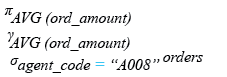 Relational Algebra Expression: Subqueries in a HAVING clause.