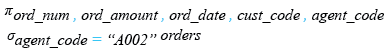 Relational Algebra Expression: SQL: Subqueries using DISTINCT.