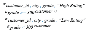 Relational Algebra Expression: Display all the salesmen and customer involved in this inventory management system.