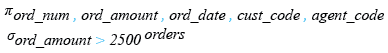 Relational Algebra Expression: Using comparison operators in Single Row subqueries.