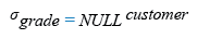 Relational Algebra Expression: Filter rows against NULL.