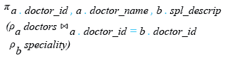 Relational Algebra Expression: SQLite INNER JOIN using three tables.