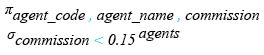 Relational Algebra Expression: SQLite Less than ( < ) operator.