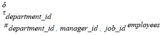 Relational Algebra Expression: SQLite Select Query ORDER BY with DISTINCT.