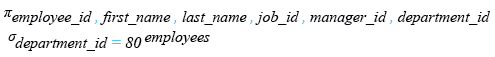 Relational Algebra Expression: SQLite Select Query WHERE with AND and OR.