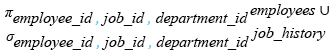 Relational Algebra Expression: SQLite UNION ALL.