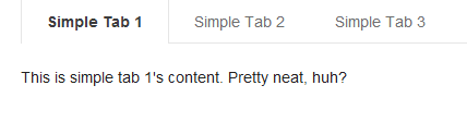 Tab example