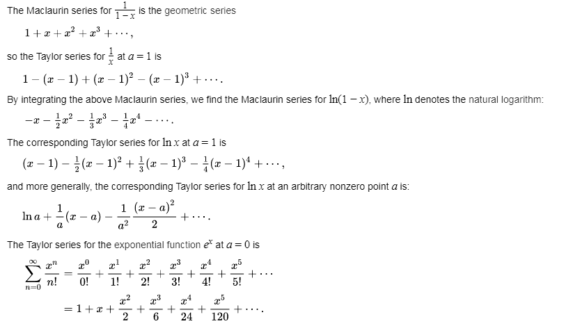 Java Exercises: Math - Taylor Series