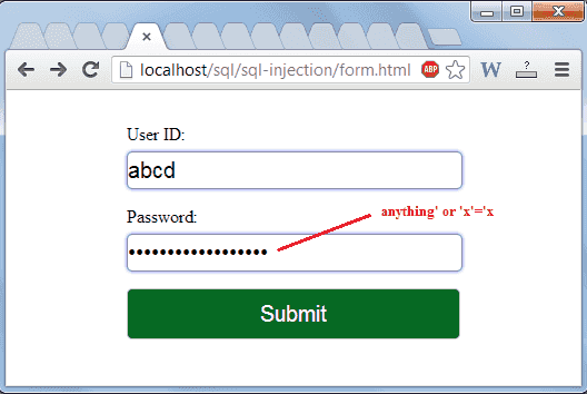 Inyeccion sql tutorial