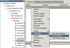 Command to insert data 