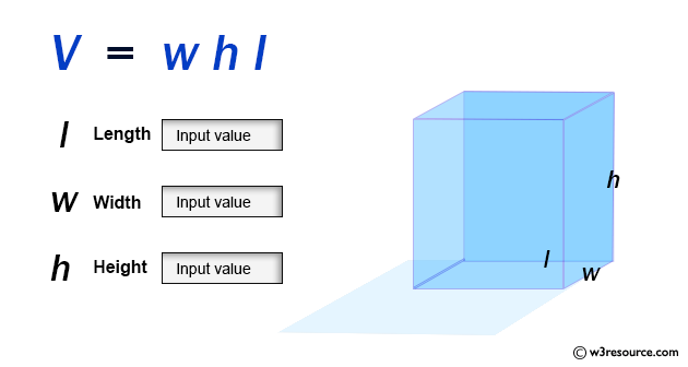JavaScript Math: volume of a cuboid